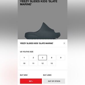 Kids yeezy slide